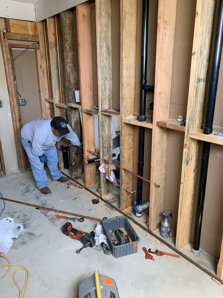 Commercial rough-in plumbing for Gas Line Repair in Mount Ephraim